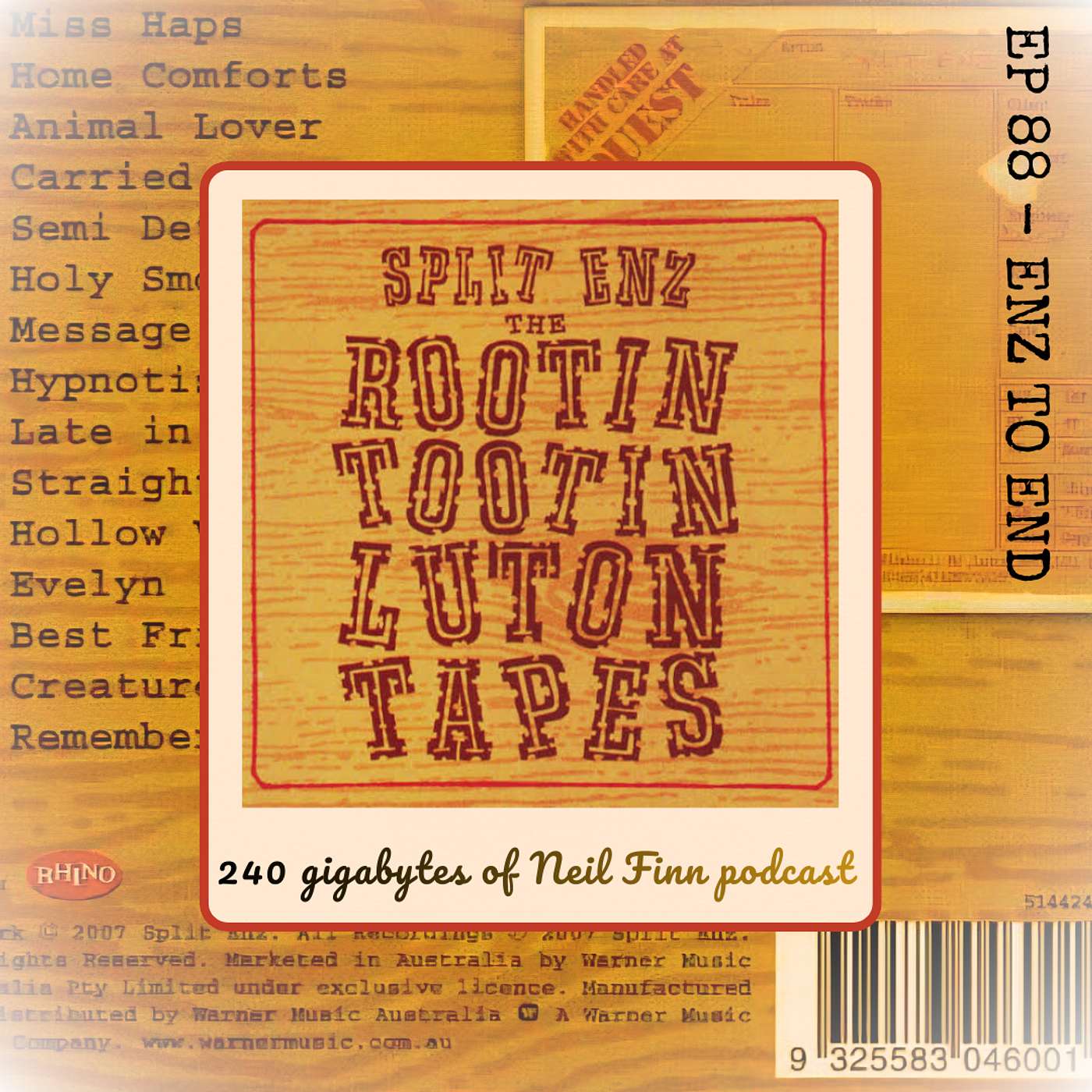 240 gigabytes of Neil Finn podcast