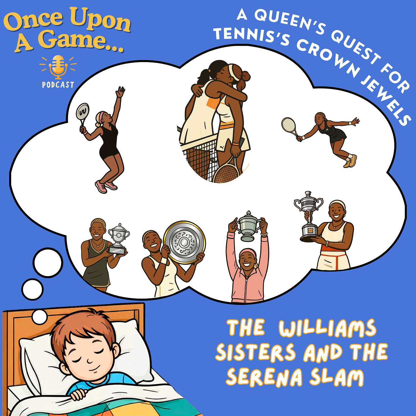 🎾🏆A Queen's Quest for Tennis's Crown Jewels 🏆🎾 episode artwork