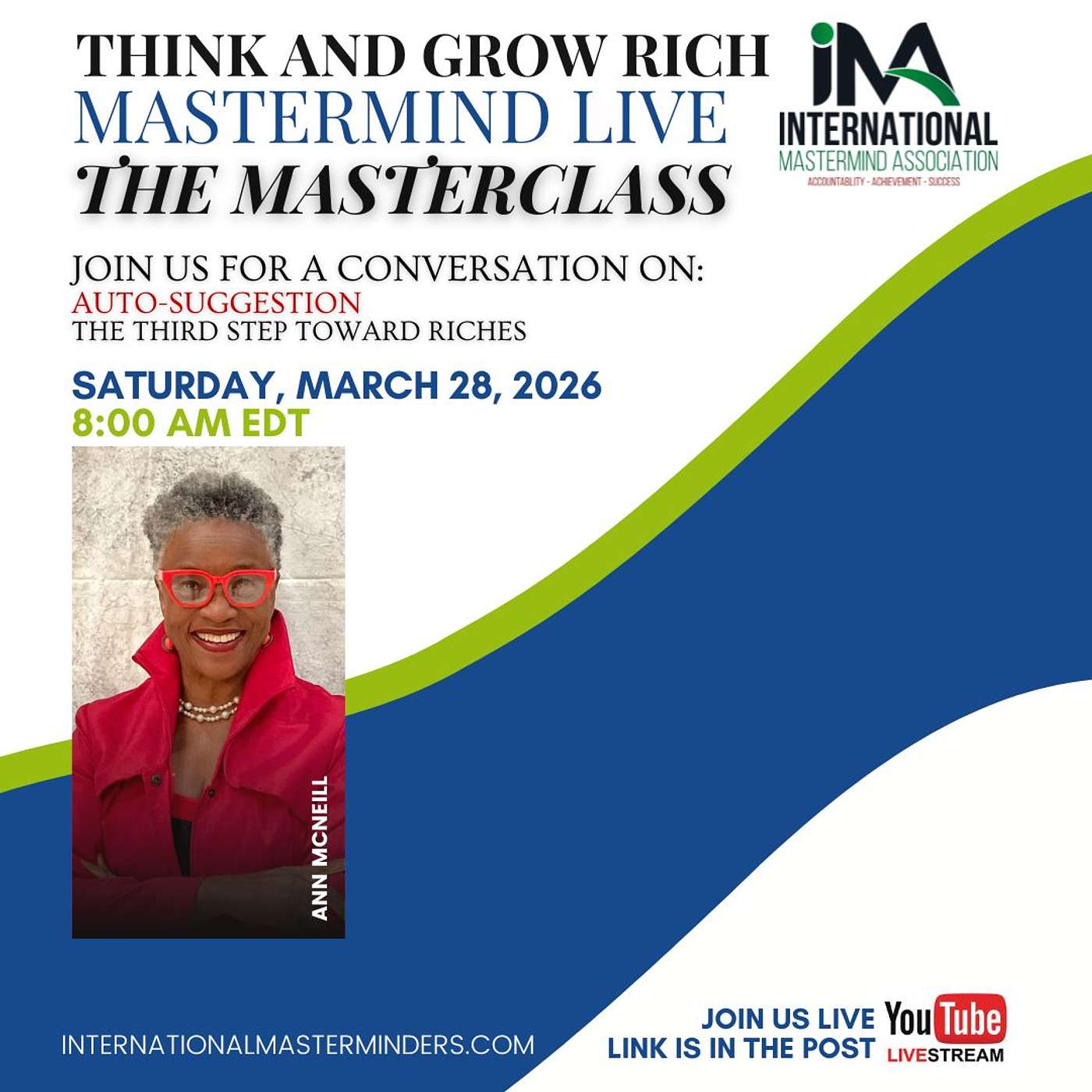 IMA Think & Grow Rich Saturday Show 03.28.2026 MASTERCLASS episode artwork