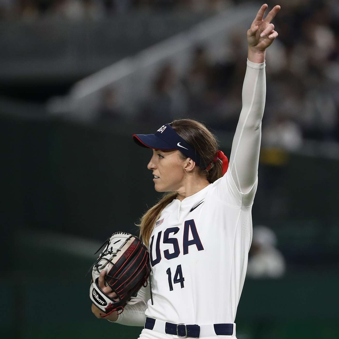 cover of episode (Episode 141) "Team USA" Pitcher: Monica Abbott.
