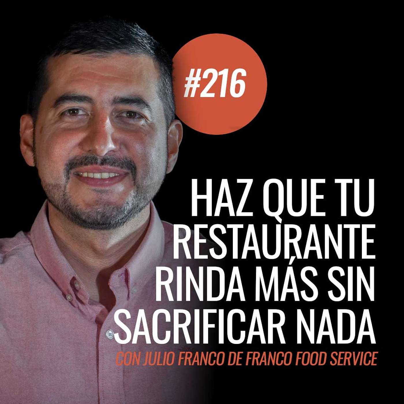 Ep 216 - Cómo llevar tu restaurante a su máxima capacidad? Con Julio Franco de Franco Food Service