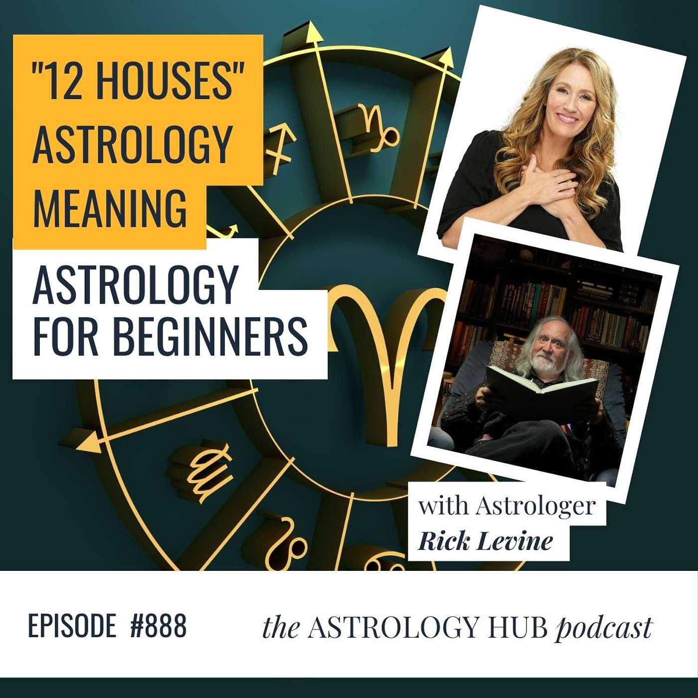 cover of episode "12 Houses" Astrology Meaning - Astrology for Beginners with Rick Levine