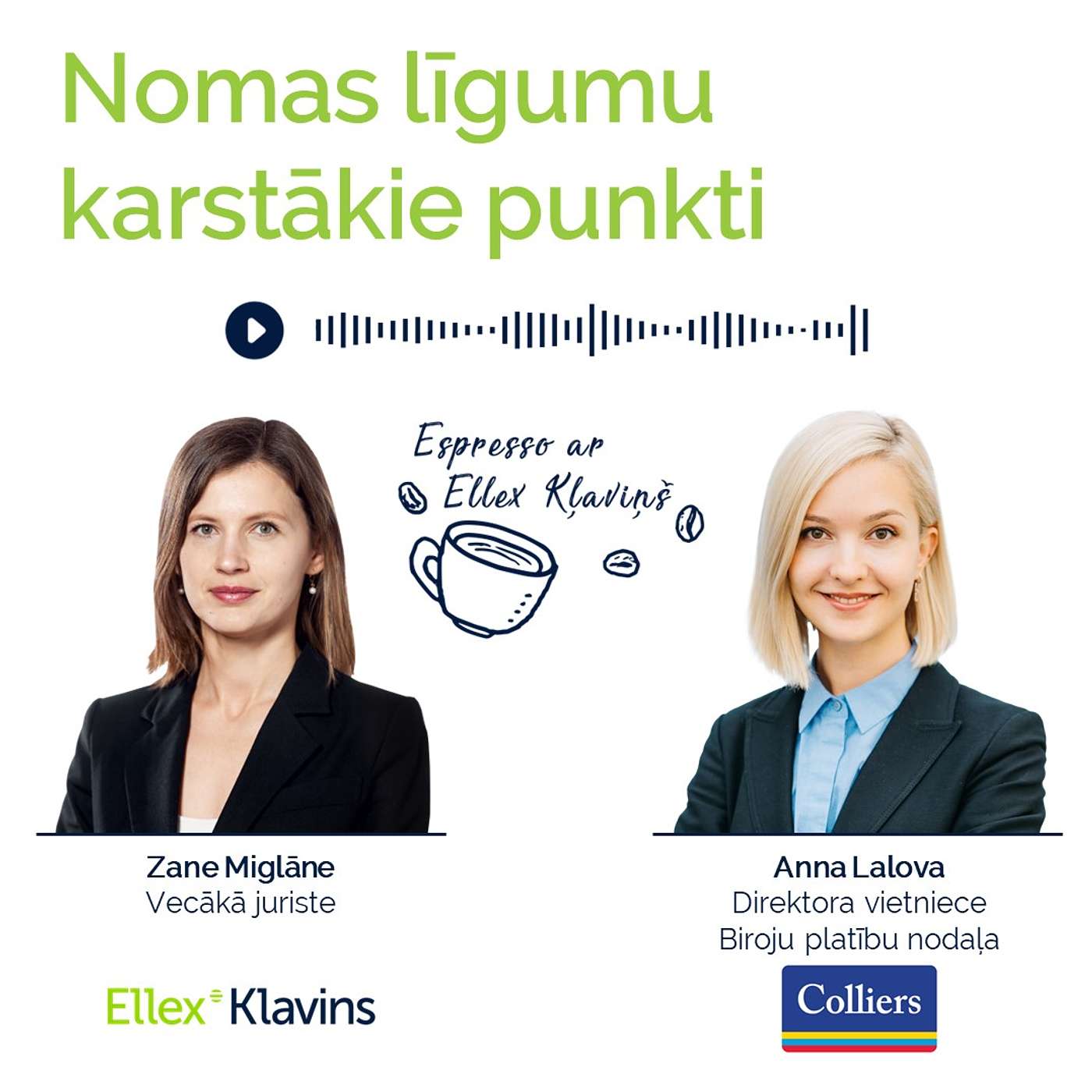 Espresso ar Ellex Klavins