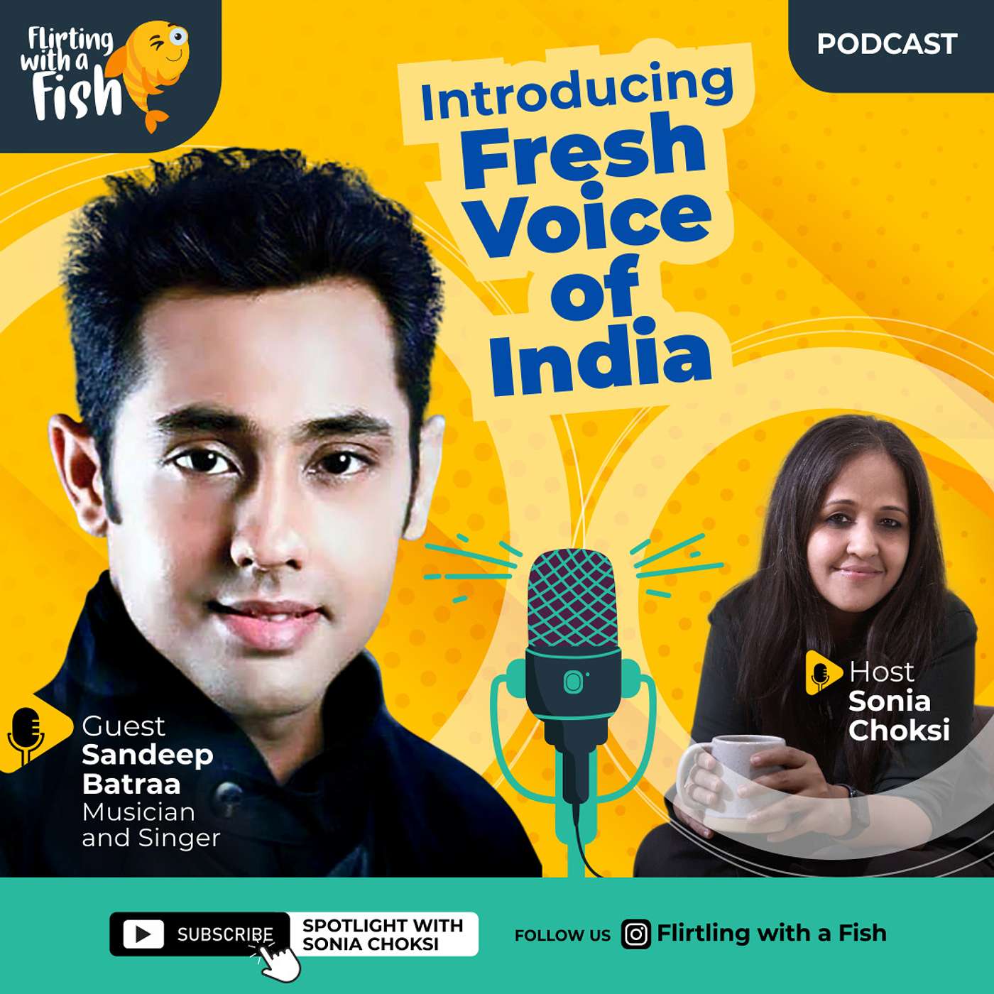 We are programmed very differently | Ft. Sandeep Batraa | Sonia Choksi | Flirting with a fish episode artwork