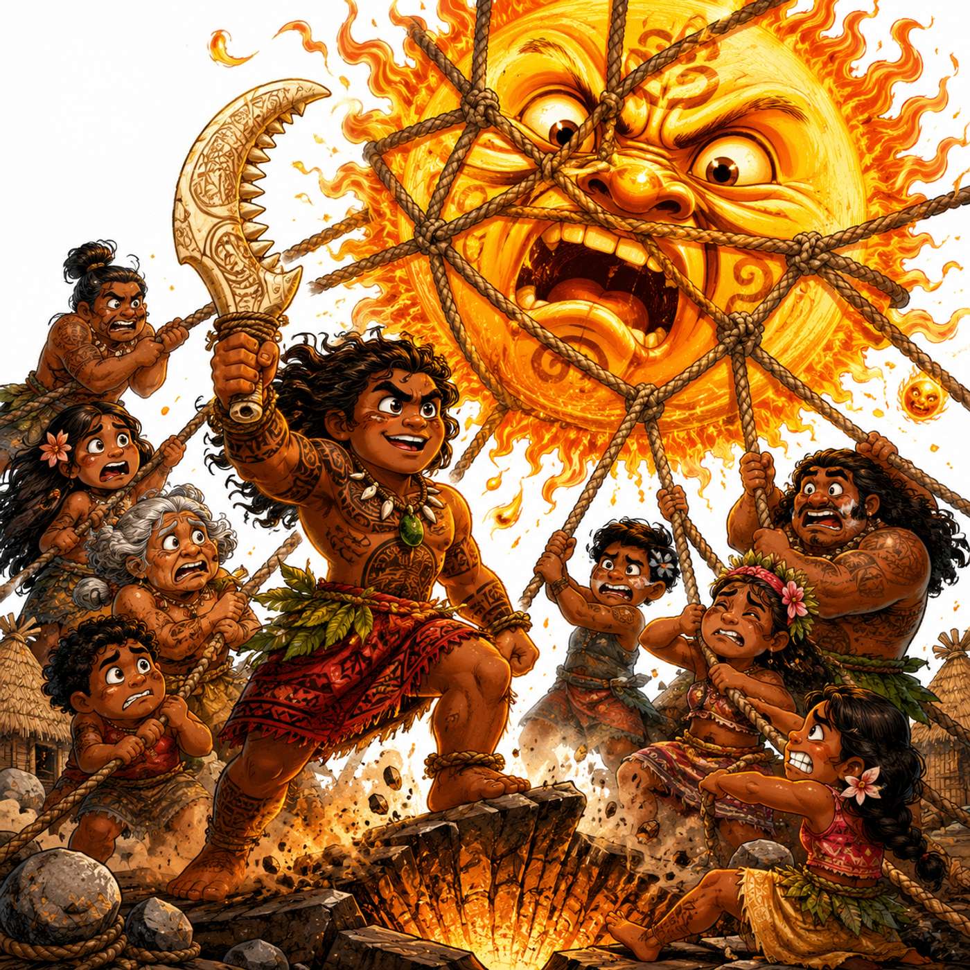 Maui Tames the Sun - Maori Folk Tale -  | By Kids For Kids Story Time