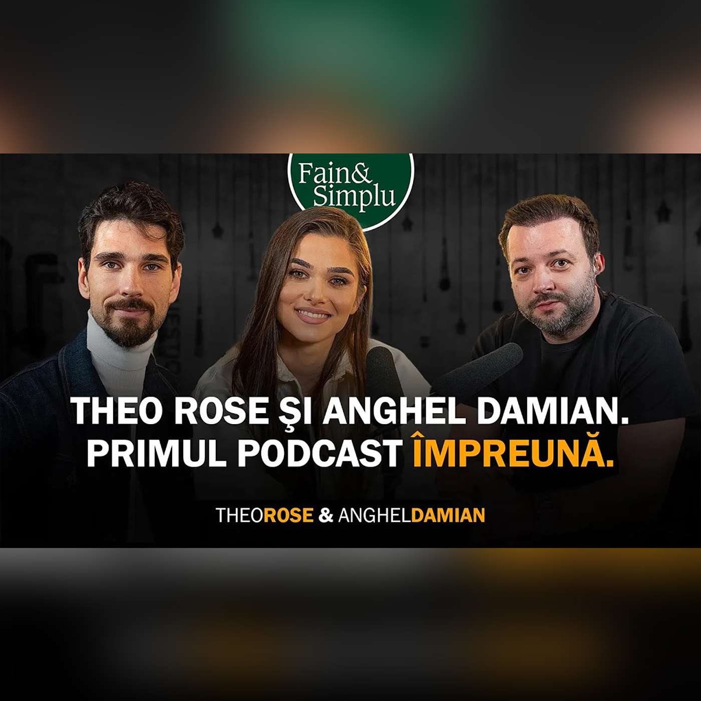 FAMILIA THEO ROSE & ANGHEL DAMIAN: „VOM FI CINCI. NOI DOI ȘI 3 COPII.”  | Fain & Simplu Podcast 185