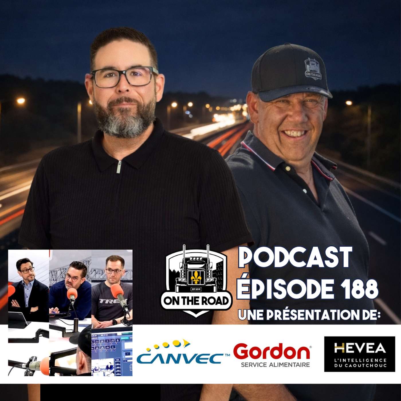 🎙 Épisode 188 – On the road Québec discussion sur les assurances et conciliation vélo et camion episode artwork