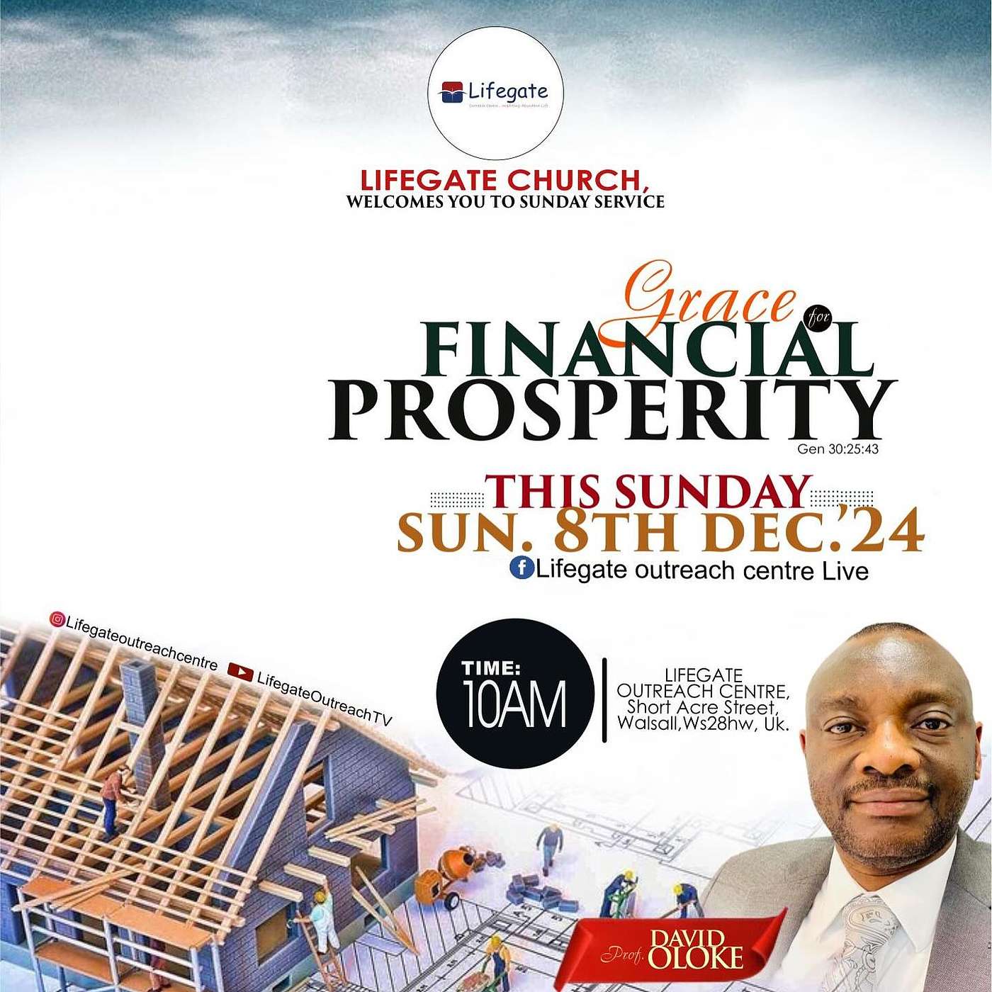 Grace for Financial Prosperity - Lifegate Church - 8.12.24 episode artwork