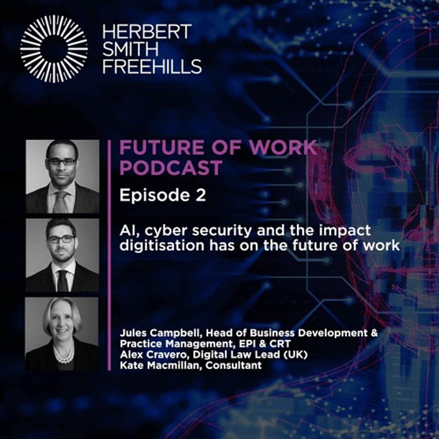 Future of Work EP2: AI, cyber security and the impact digitisation has on the future of work episode artwork