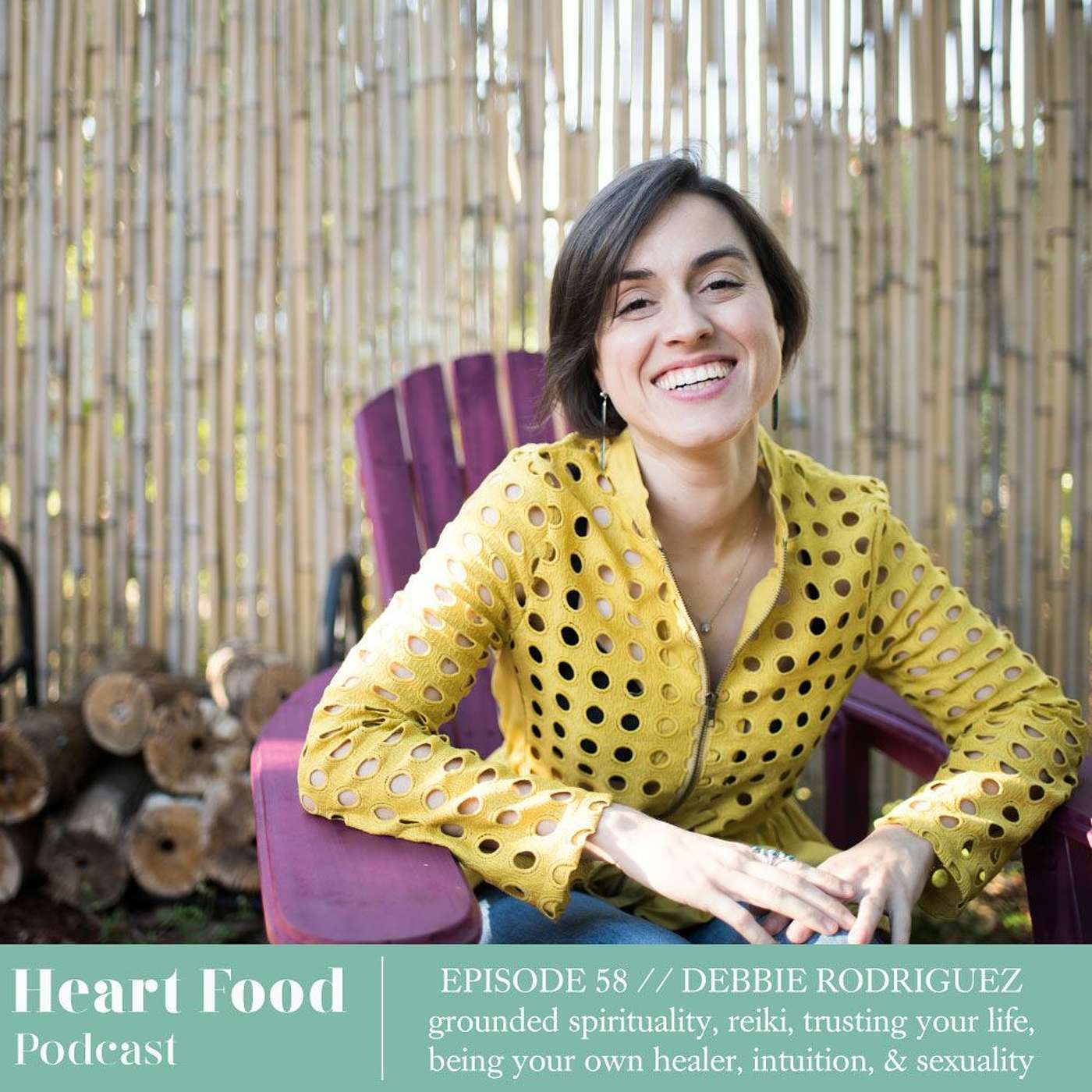 058 | Debbie Rodriguez - Grounded spirituality, reiki, trust, intuition, & being your own healer episode artwork