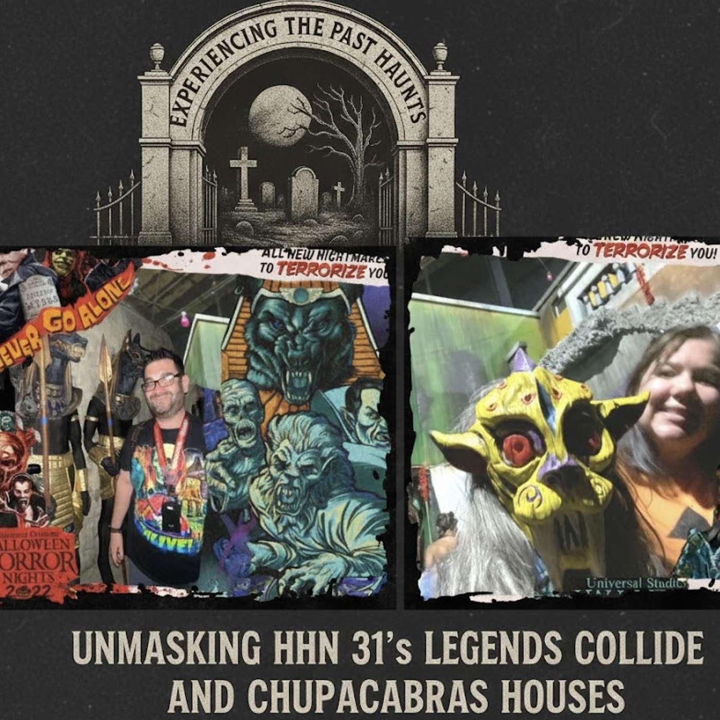 Haunt Graveyard: Unmasking HHN 31's Legends Collide and Fiesta De Chupacabras episode artwork