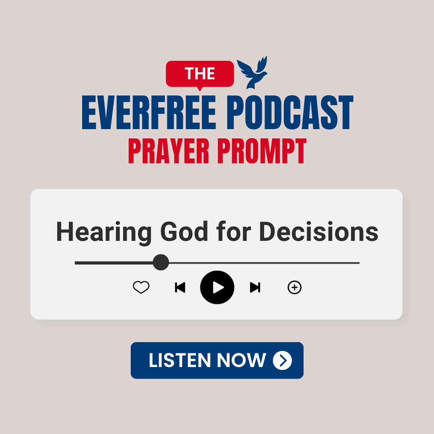 Prayer Prompt / Hearing God for Decisions