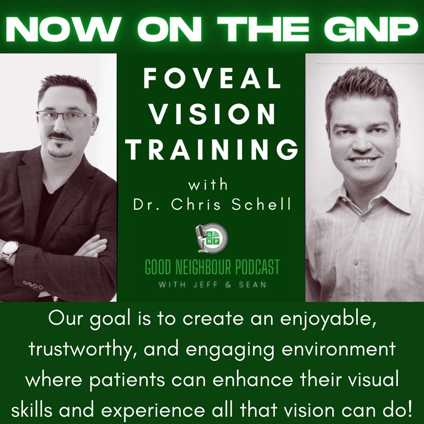 Dr. Chris Schell of Foveal Vision Training episode artwork