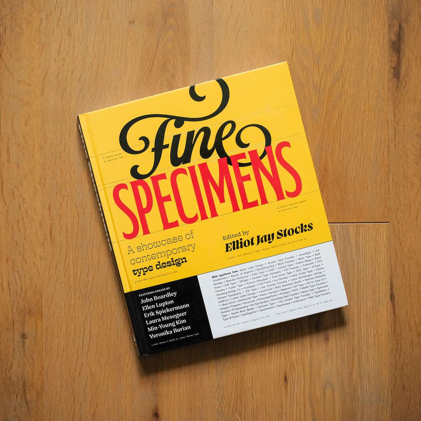 Fine Specimens with Elliot Jay Stocks of Adobe Fonts