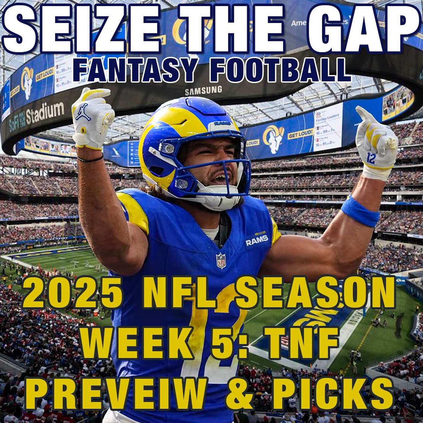 2025 NFL Week 5 - Thursday Night Football Preview, Picks and MORE from Seize the Gap #TNF #NFL episode artwork