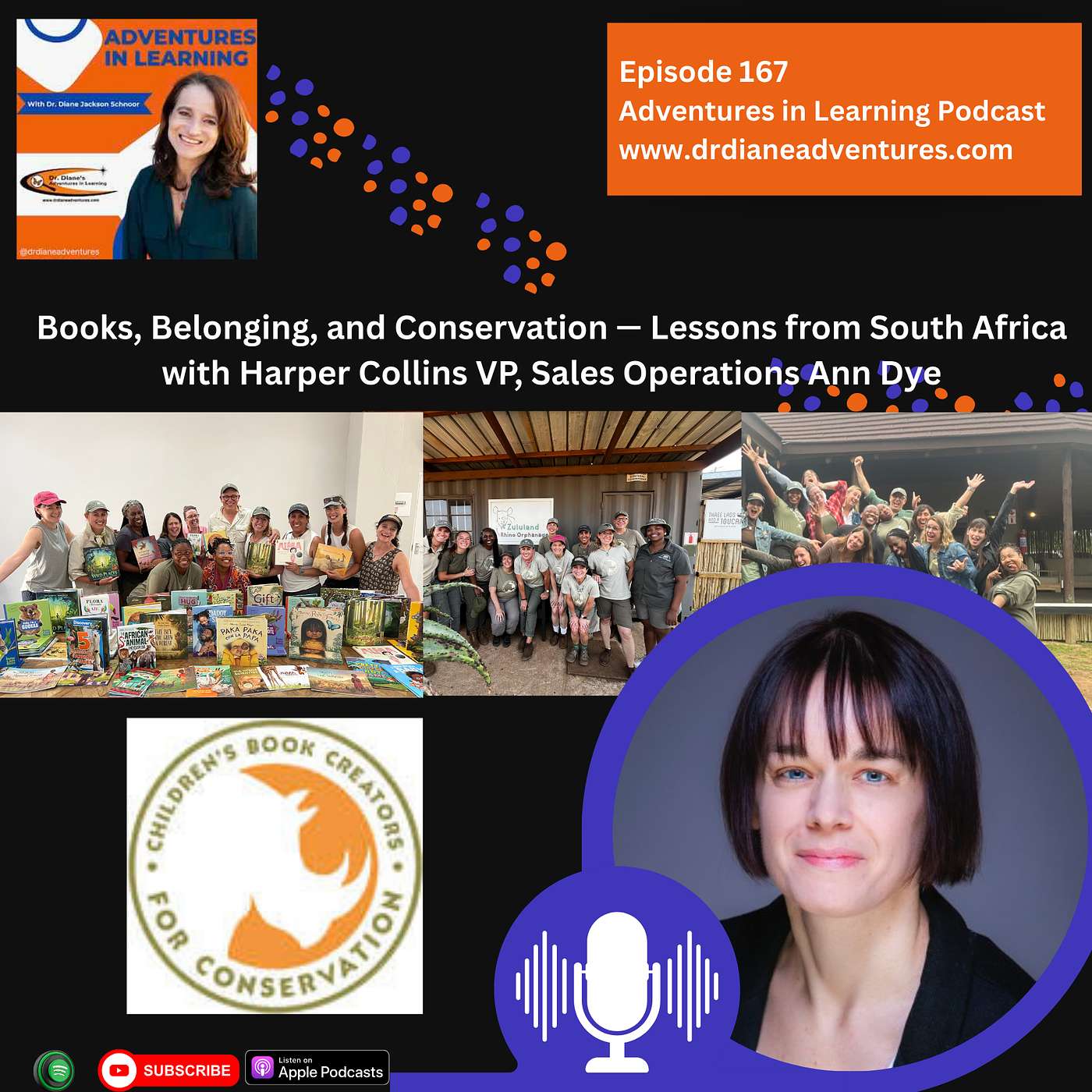 Books, Belonging, and Conservation — Lessons from South Africa with Ann Dye Books, Belonging, and Conservation — Lessons from South Africa with Ann Dye