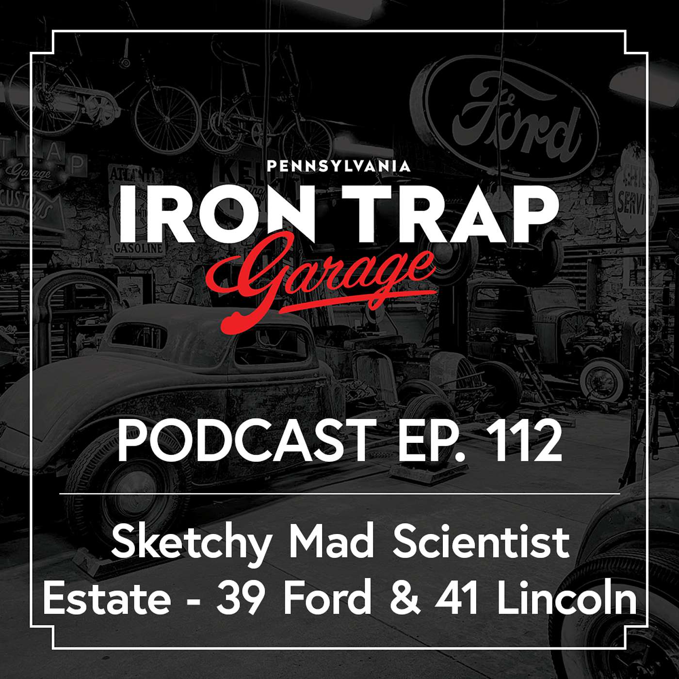 Super Sketchy Mad Scientist Estate - 1939 Ford Coupe & 1941 Lincoln Continental