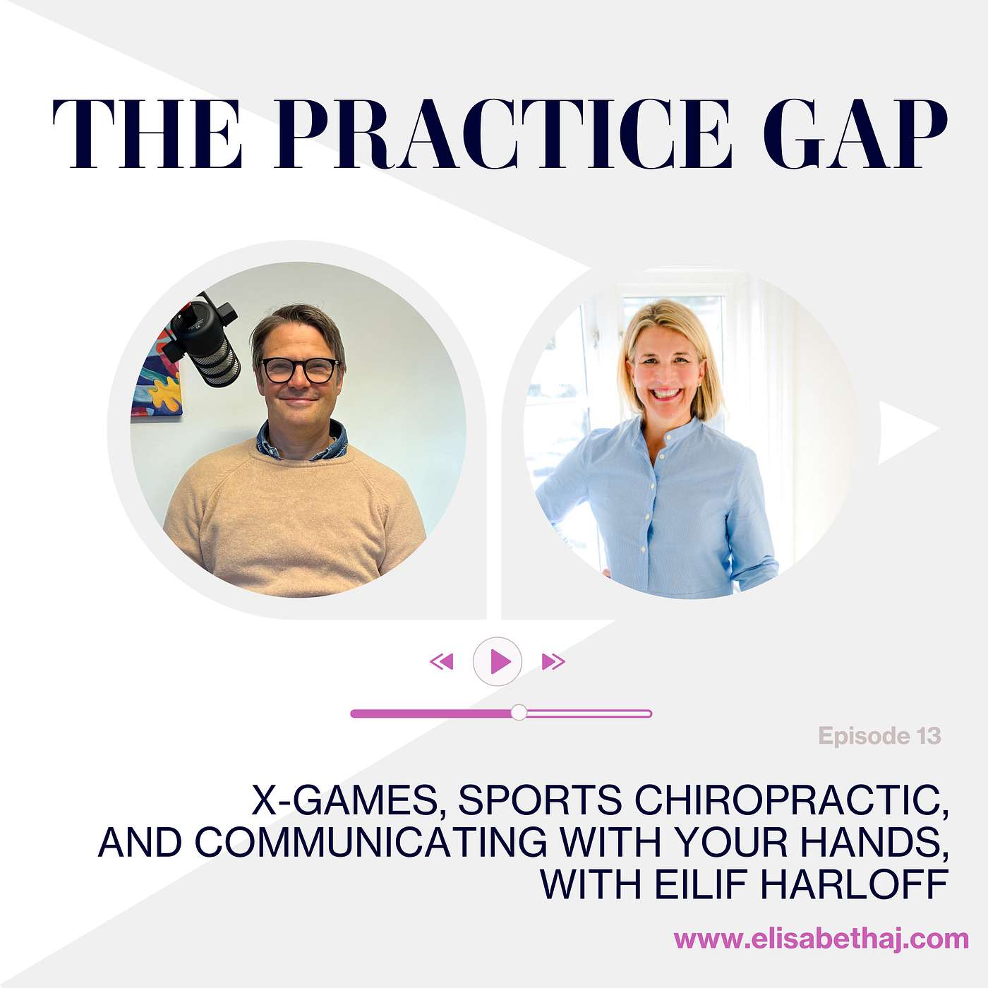 #13 X-games, Sports Chiropractic and communicating with your hands, with Eilif Harloff episode artwork