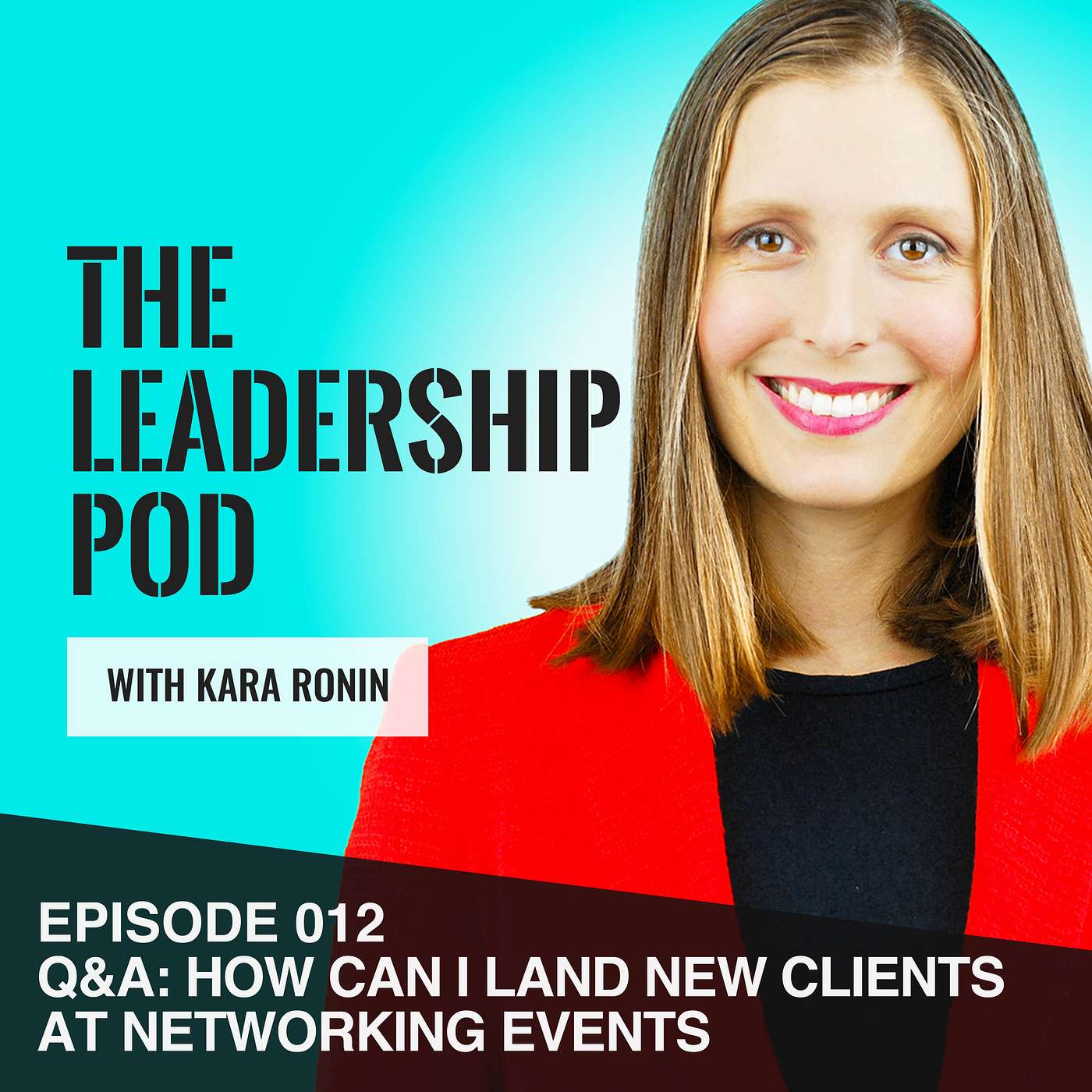 [012] Q&A: How Can I Land New Clients at Networking Events? episode artwork