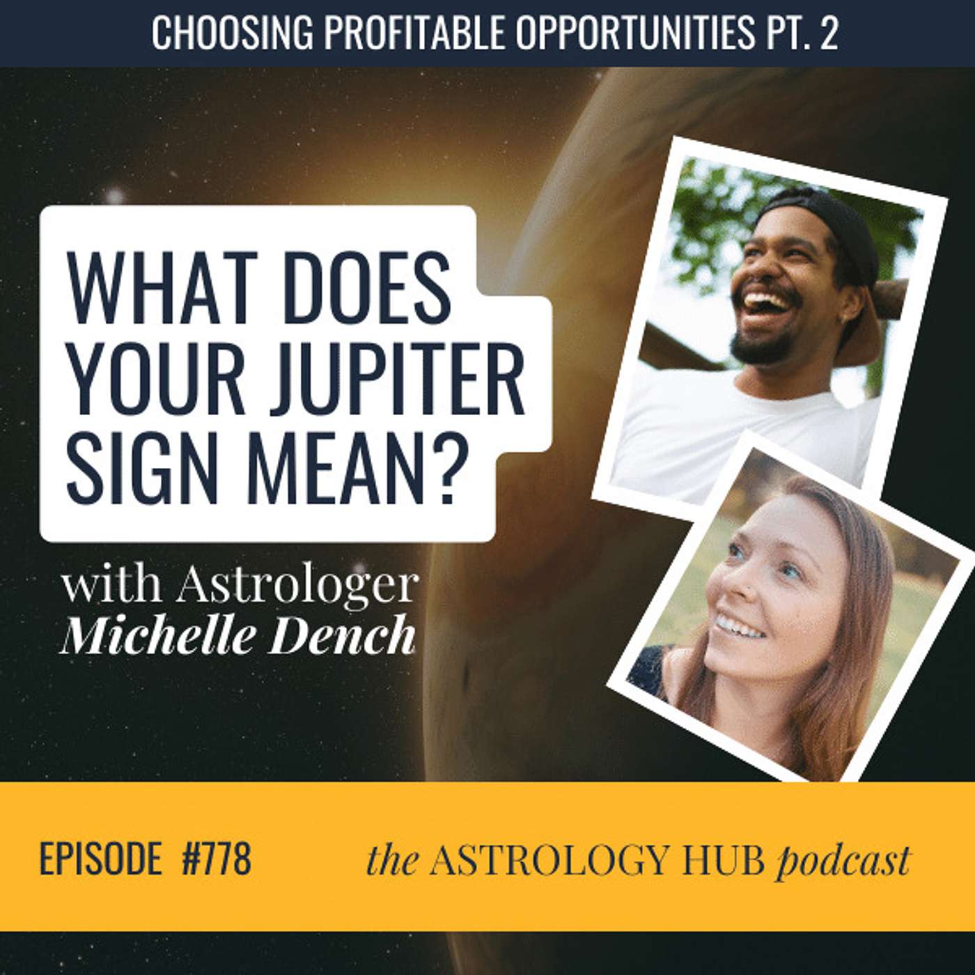 cover of episode Choosing Profitable Opportunities Pt 2: Jupiter Signs w/ Michelle Dench