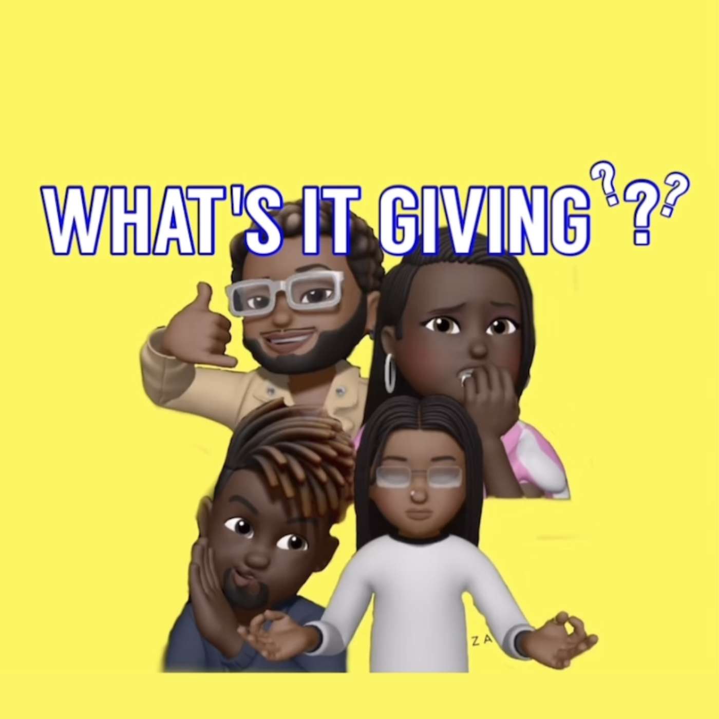 What's It Giving podcast artwork