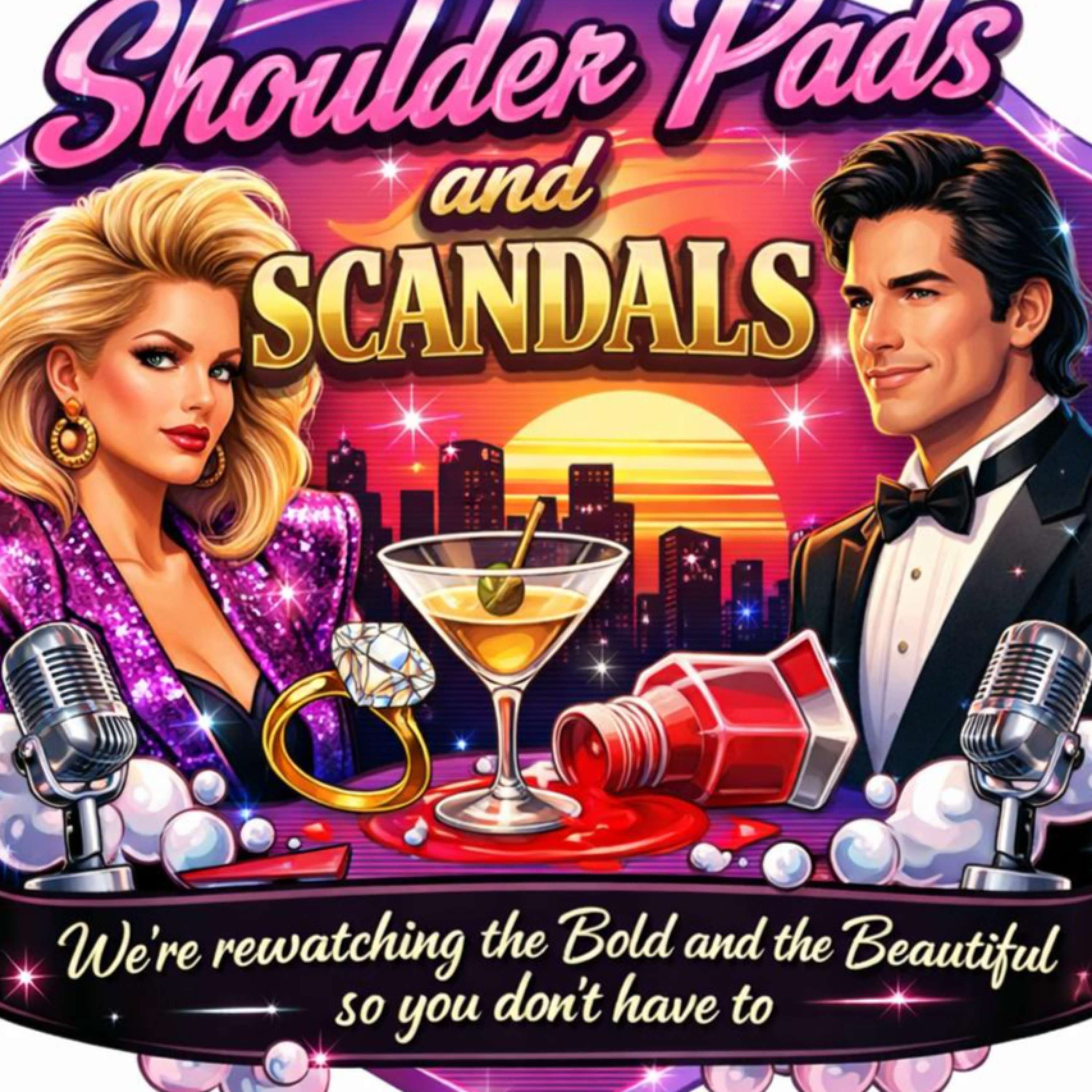 Shoulder Pads and Scandals Podcast cover art