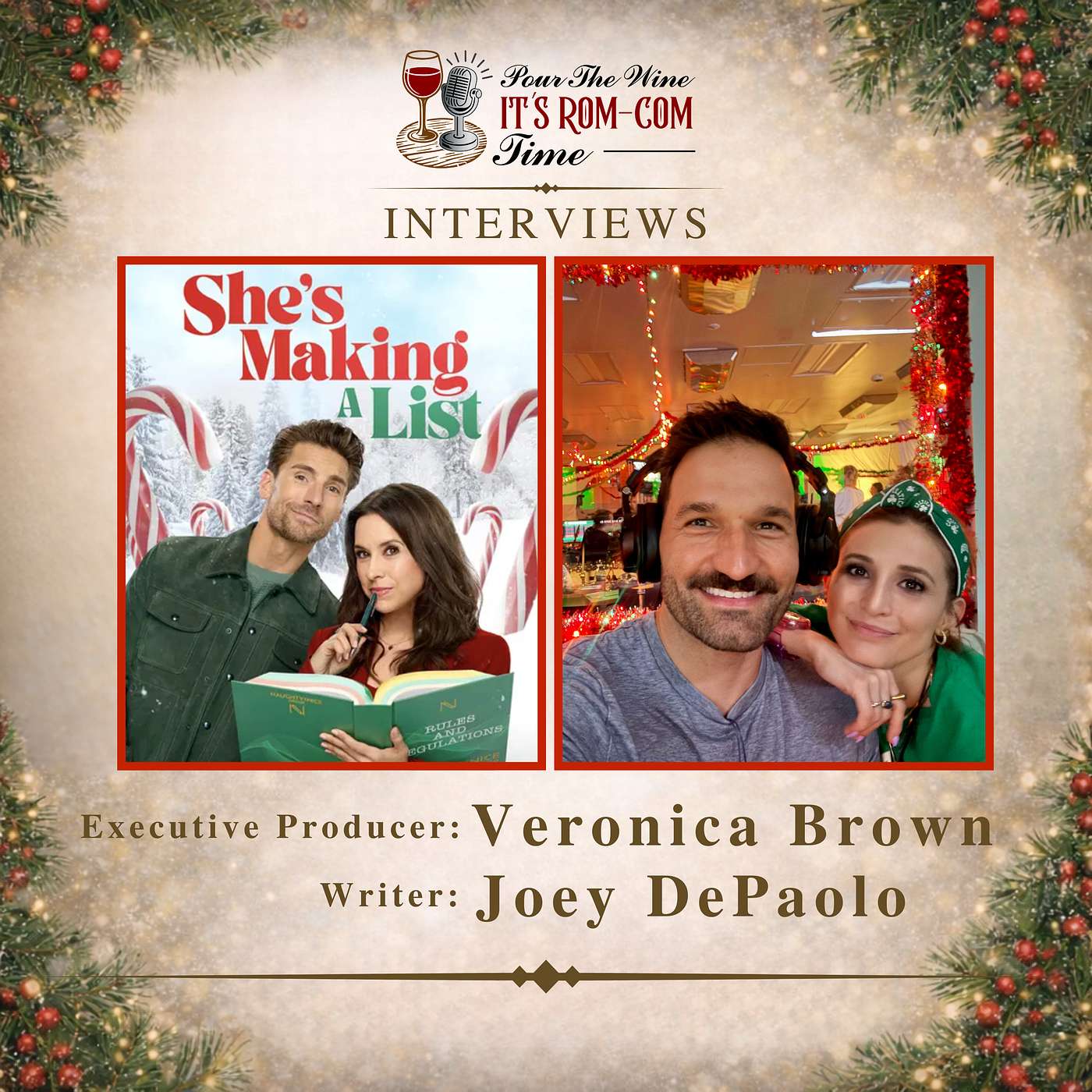 Behind Hallmark's She's Making A List with Veronica Brown and Joey DePaolo episode artwork