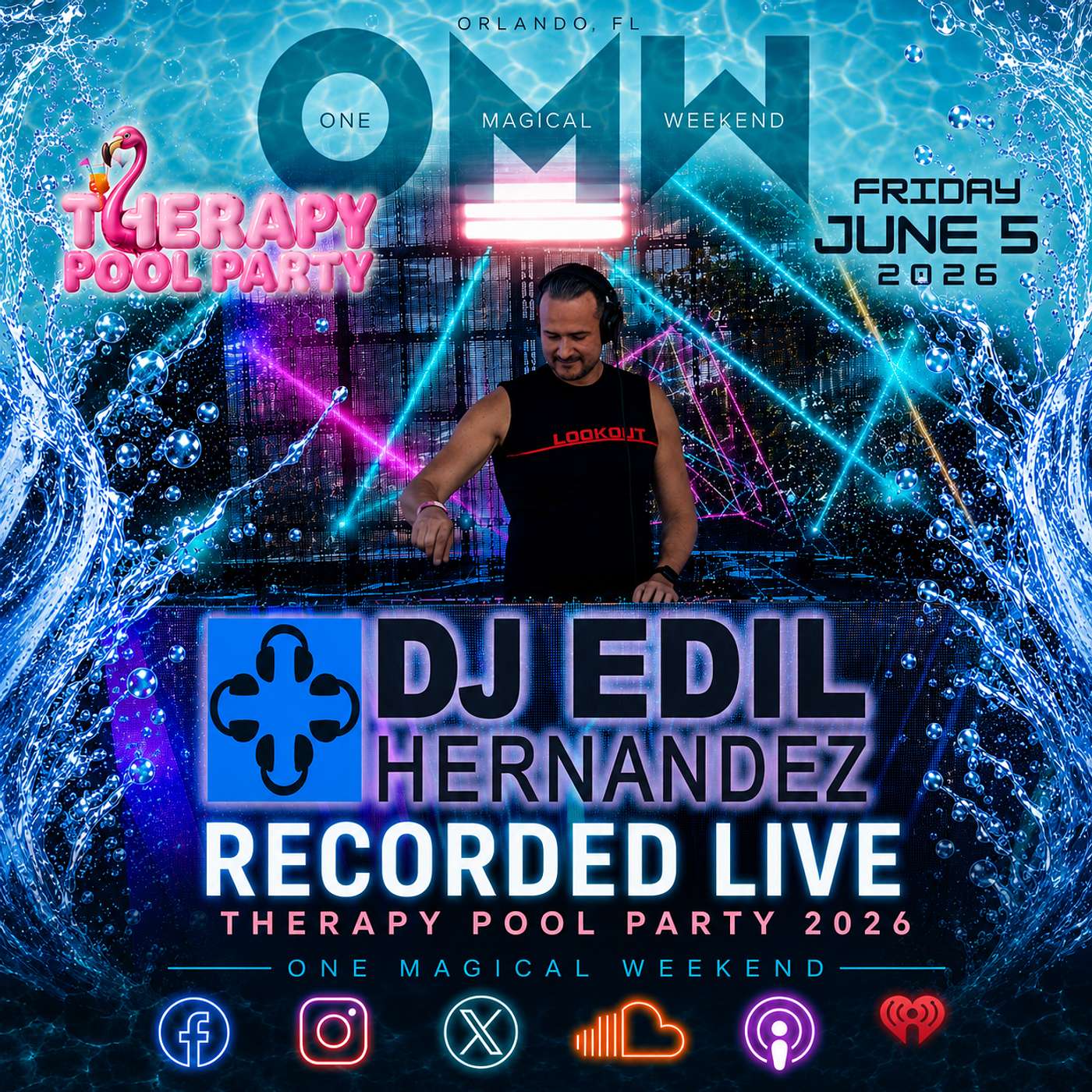 DJ Edil Hernandez :: Therapy Pool Party 2026 | Live at One Magical Weekend episode artwork