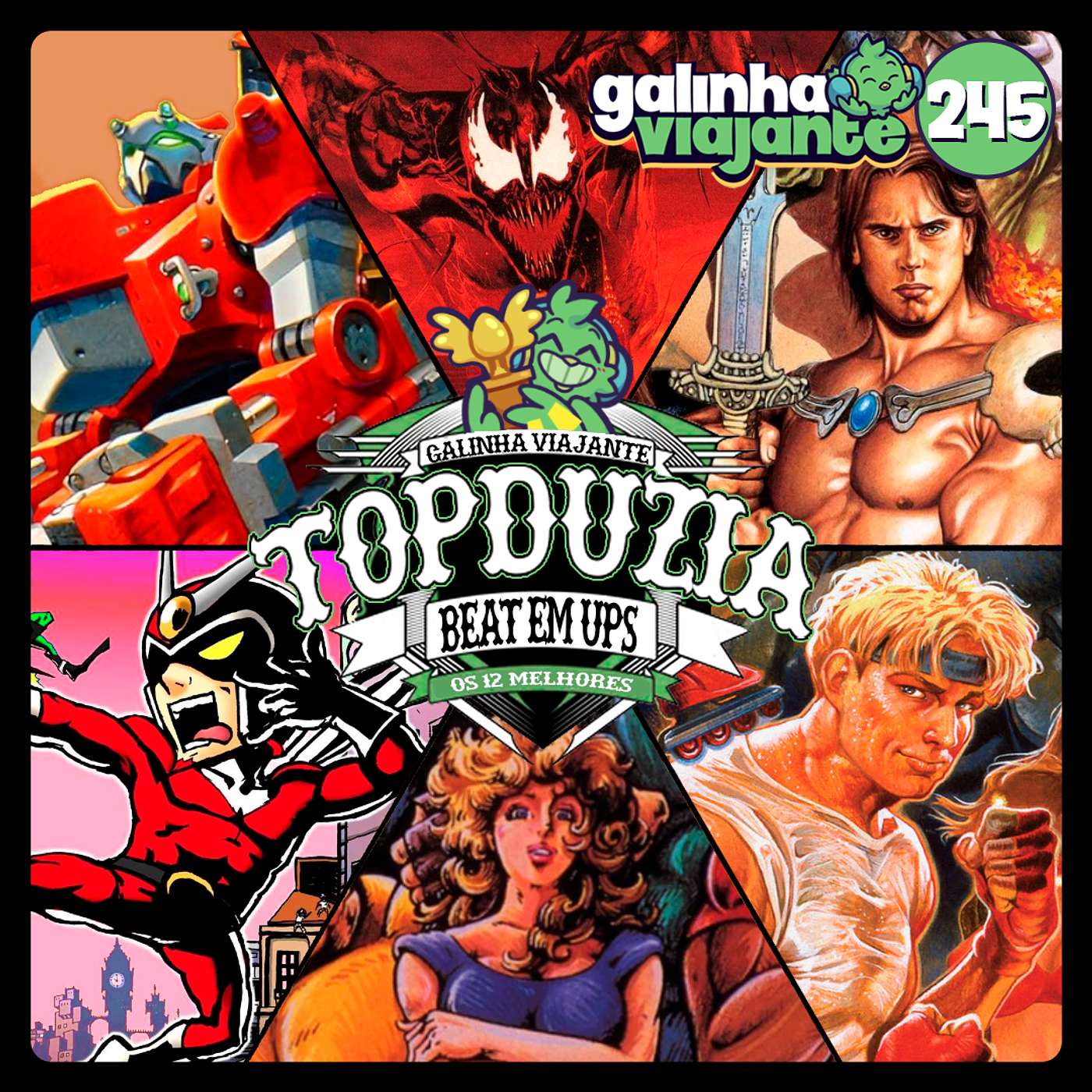 GV#245: Top Dúzia Beat 'em Ups (part. Fliperama de Boteco)