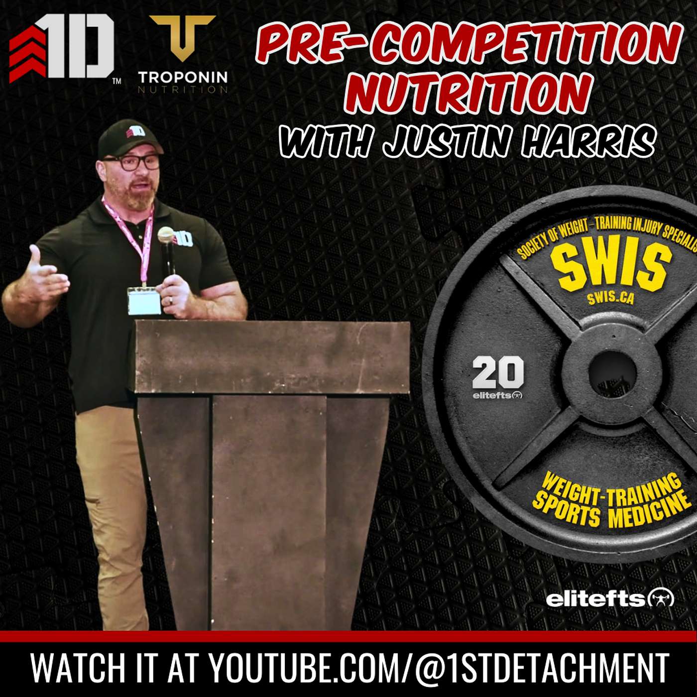 Pre-Competition Nutrition with Justin Harris at the SWIS 2023 Educational Seminar