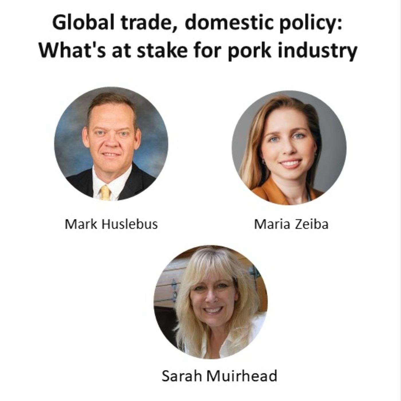 Global trade, domestic policy: What's at stake for pork industry