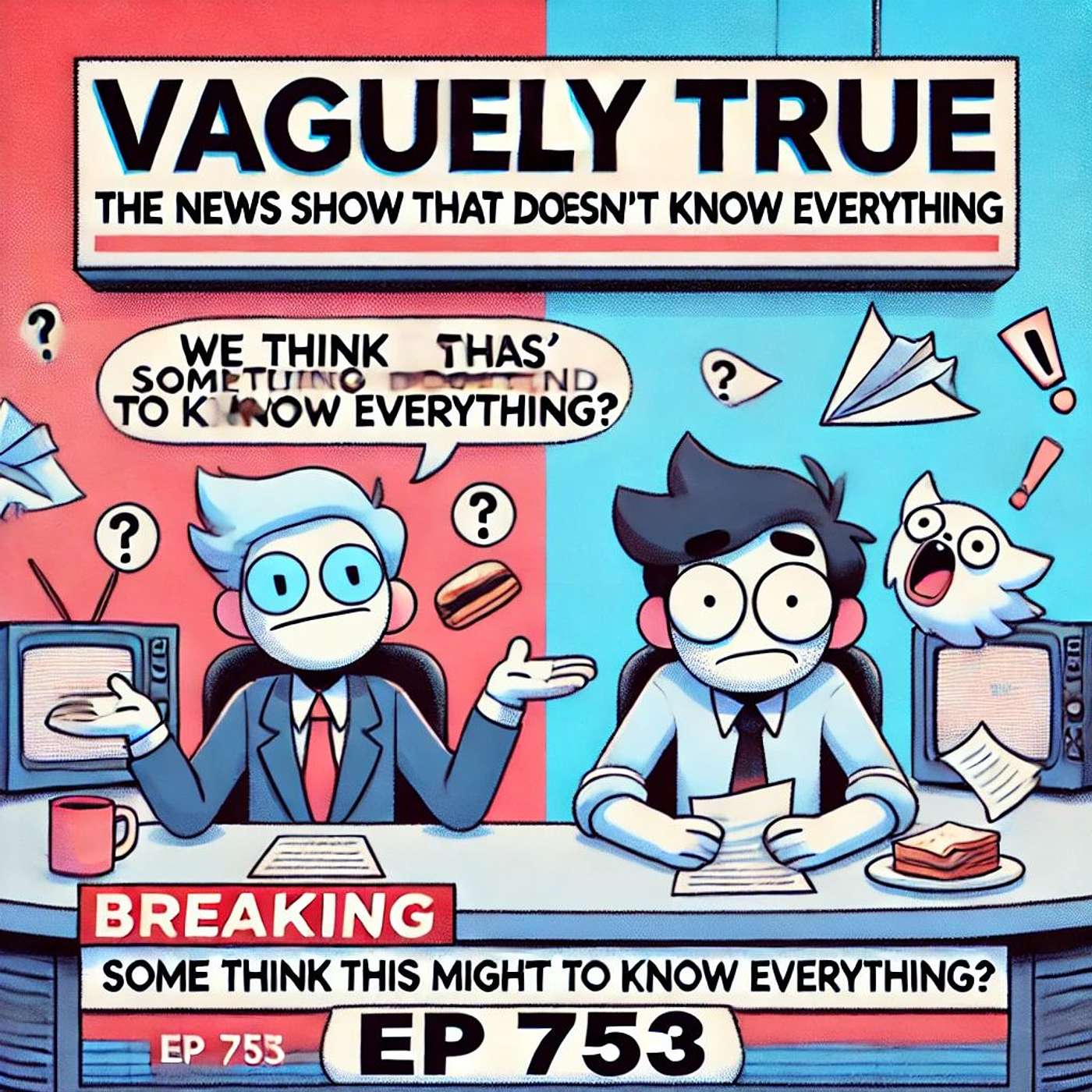 Vaguely True: The News Show That Doesn’t Pretend to Know Everything  Ep753