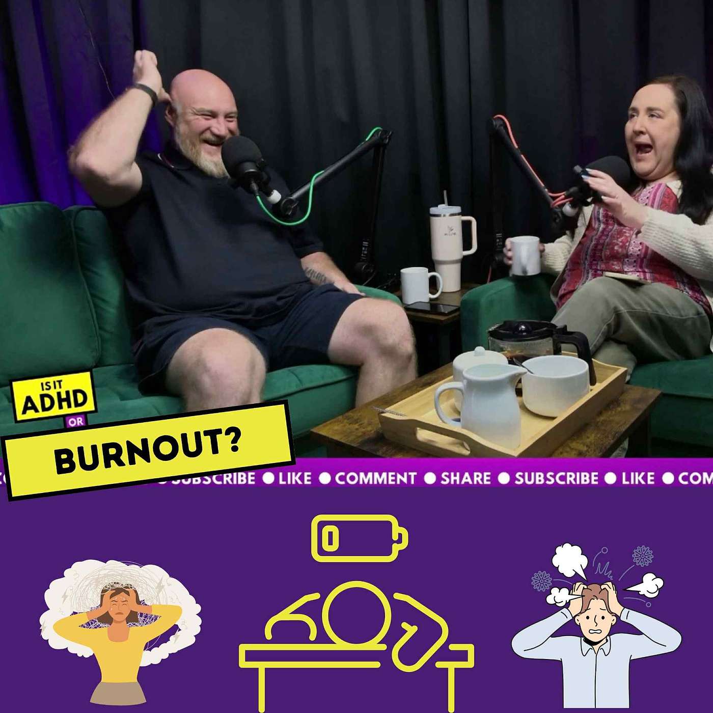 Is it ADHD or Burnout? - ADHD or Life? A couple's perspective Is it ADHD or Burnout? - ADHD or Life? A couple's perspective