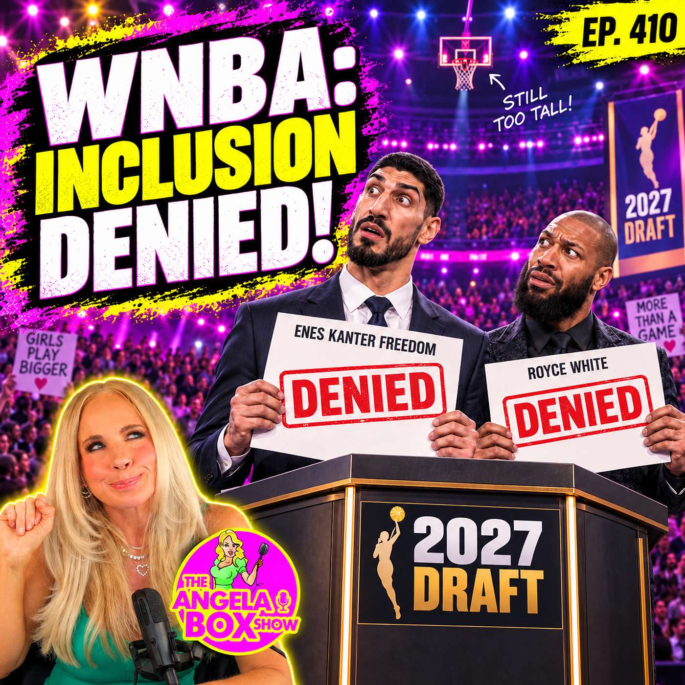 The WNBA’s Transgender Double Standard Is Showing | Ep. 410 Angela Box Show episode artwork