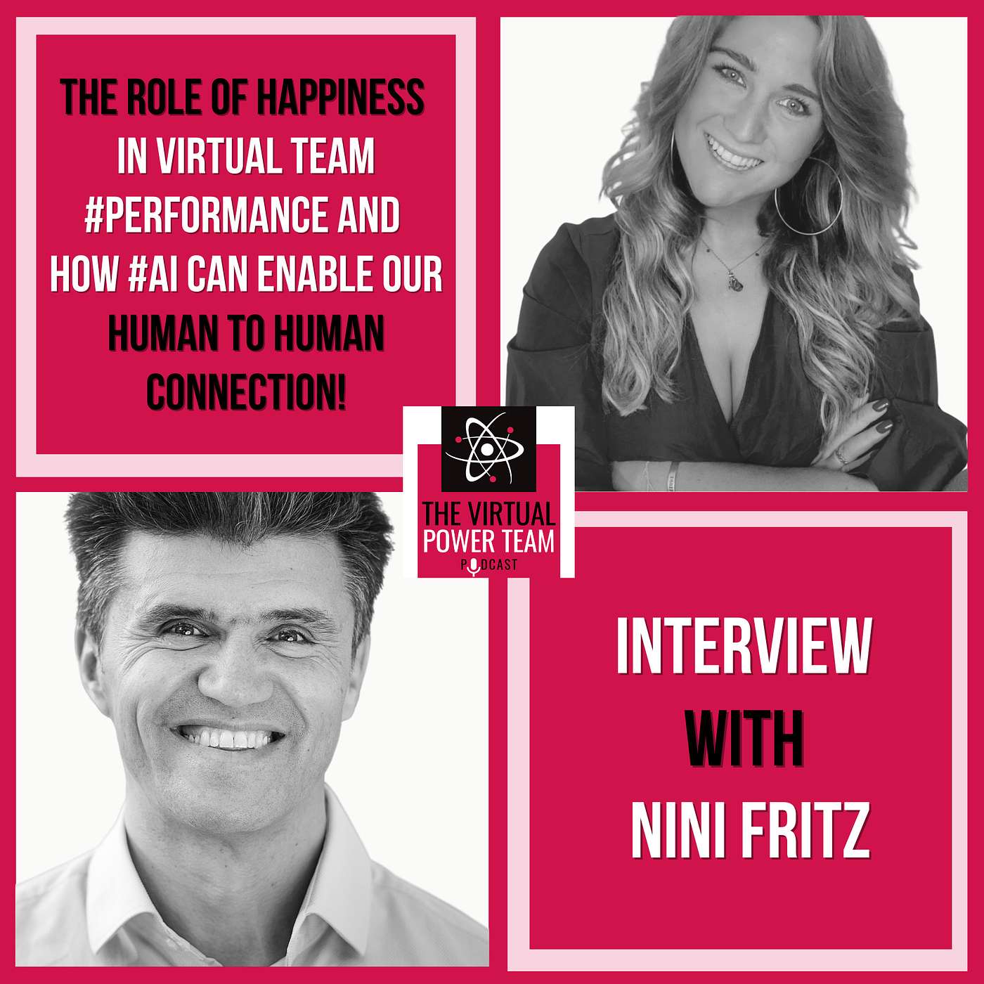 The role of happiness in virtual team performance and how AI can enable our human to human connection? Interview with Nini Fritz