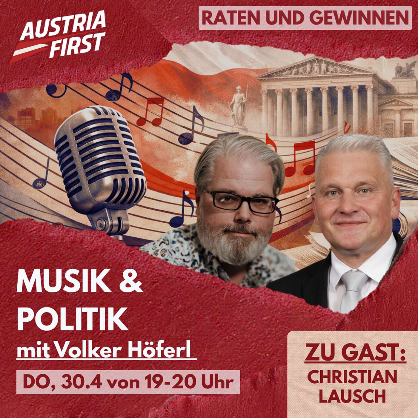 Christian Lausch: Der „Biker aus Leidenschaft“ mit Hang zum Austropop - Musik und Politik mit Volker Höferl episode artwork