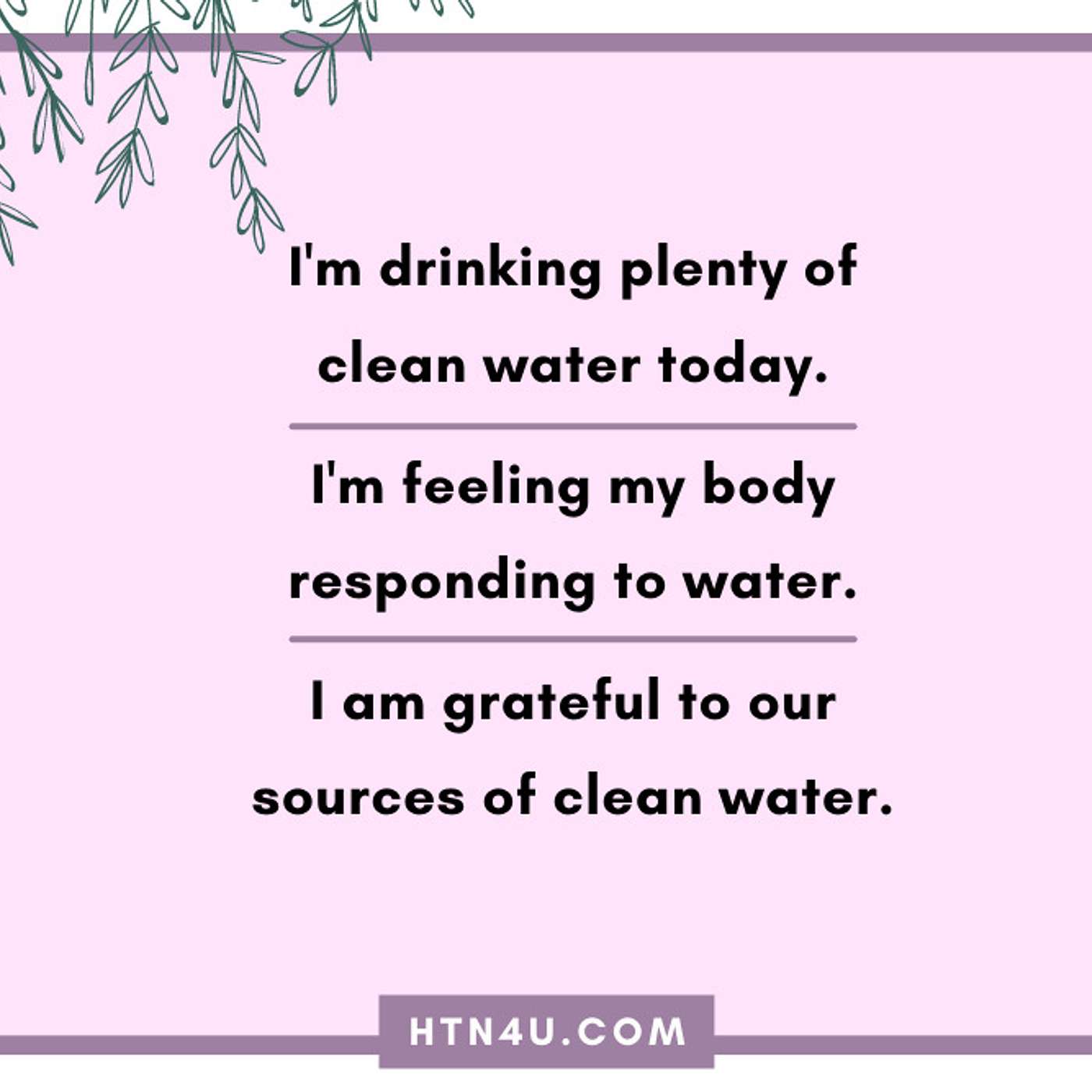 HTN4U Unlimiting Affirmations on Hydration #202