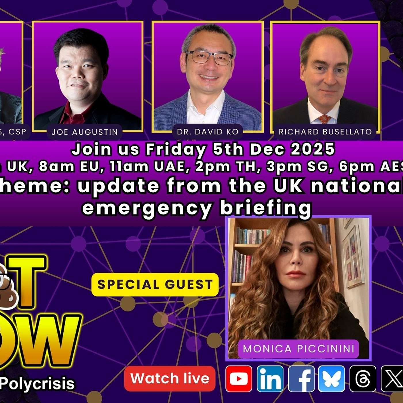 The Sh*t Show: update from the UK national emergency briefing