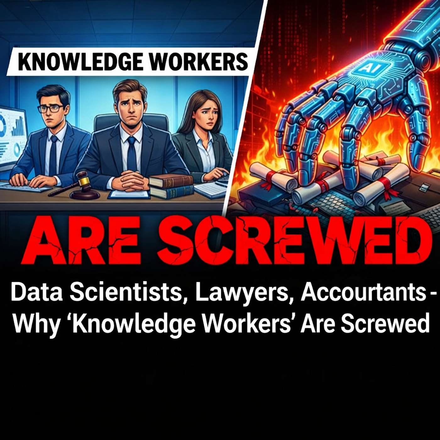 Episode #4 - Data Scientists, Lawyers & Accountants: Why Knowledge Workers Are Screwed Episode #4 - Data Scientists, Lawyers & Accountants: Why Knowledge Workers Are Screwed