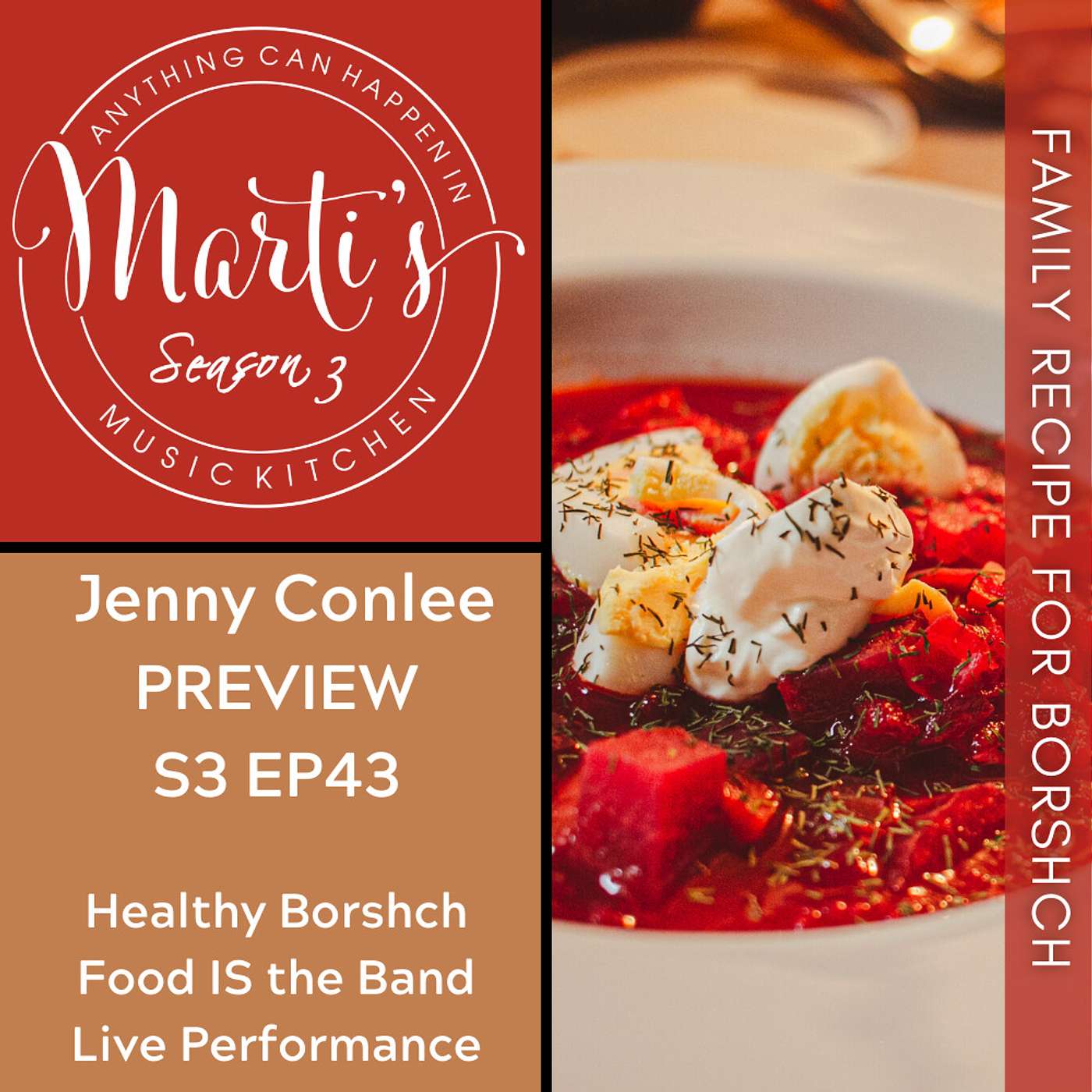 MMK EP43 PREVIEW Jenny Conlee On Borshch, Gardening and the Accoridon Live Performance