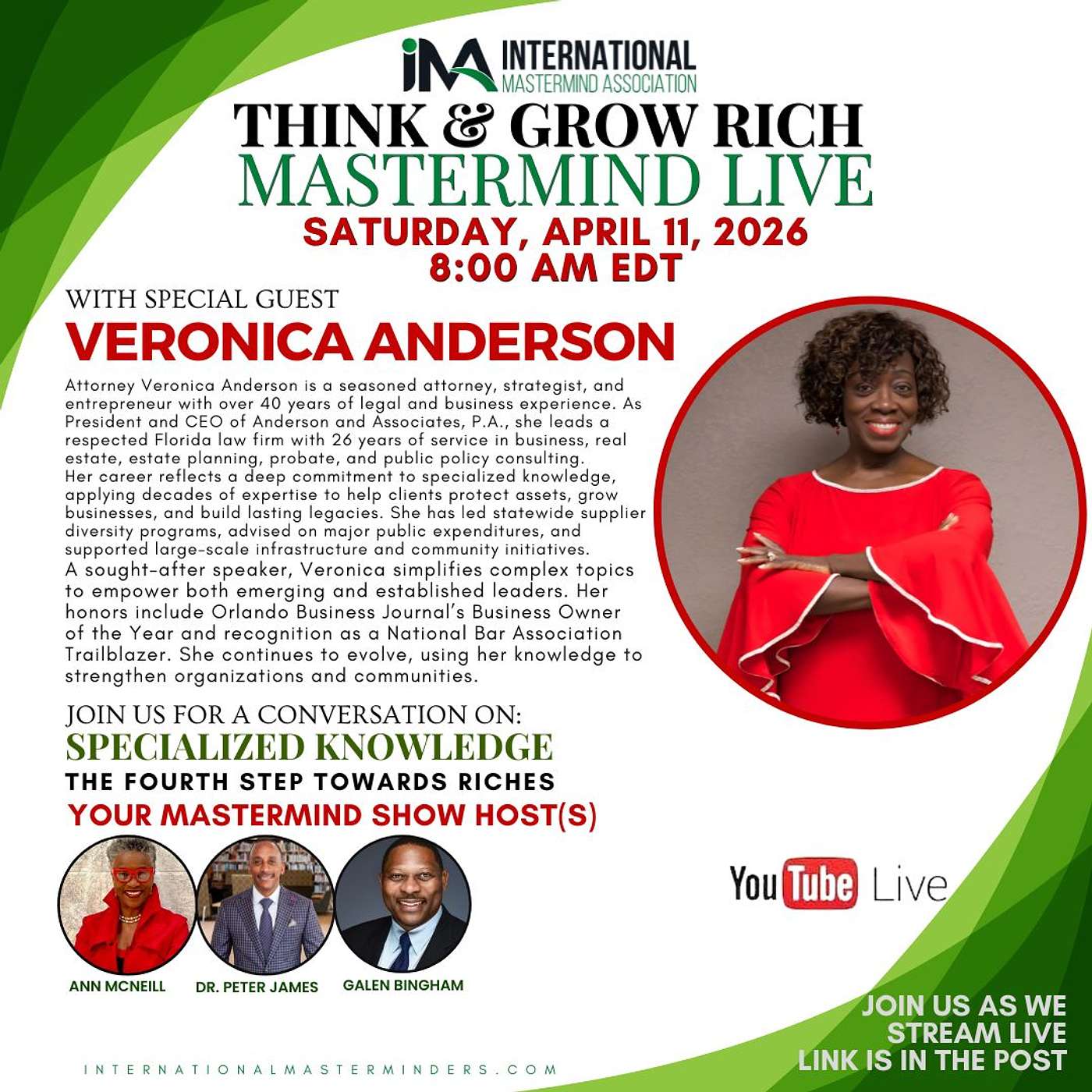 IMA Think & Grow Rich Saturday Show 04.11.2026 episode artwork