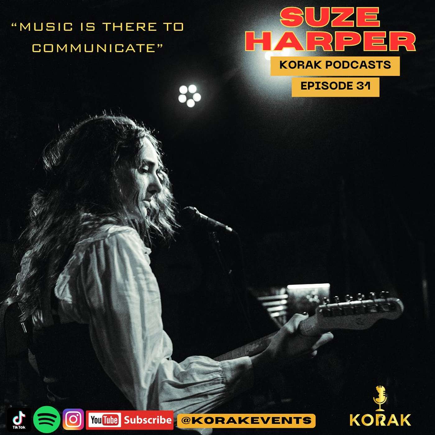 EP31 SUZE HARPER : Music is there to communicate. New Zealand, Paris, Law & more |Korak Podcast Ep31 | |The Korak Podcast| episode artwork