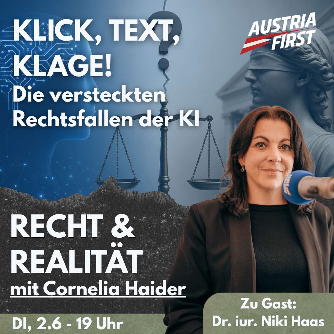 Klick, Text, Klage: Die versteckten Rechtsfallen der KI - Recht und Realität episode artwork