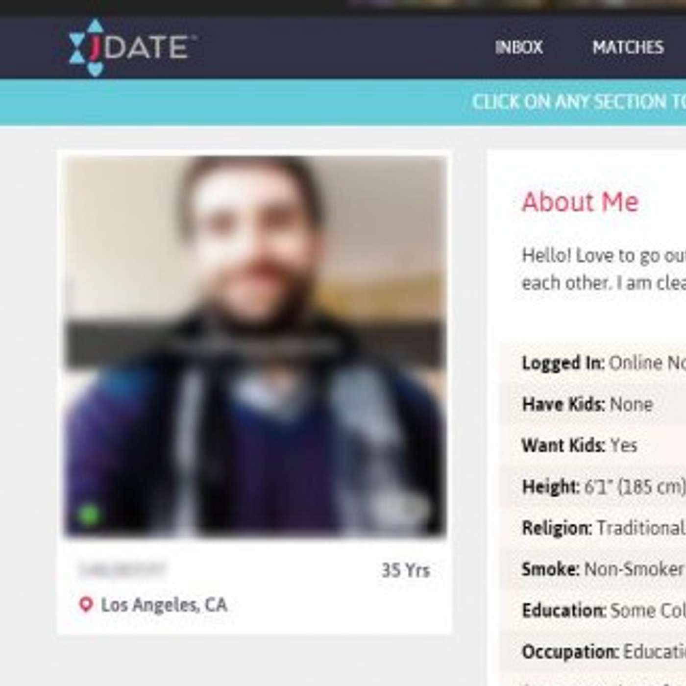 Episode 314 - The Top (perhaps only) JDate Profile Detail