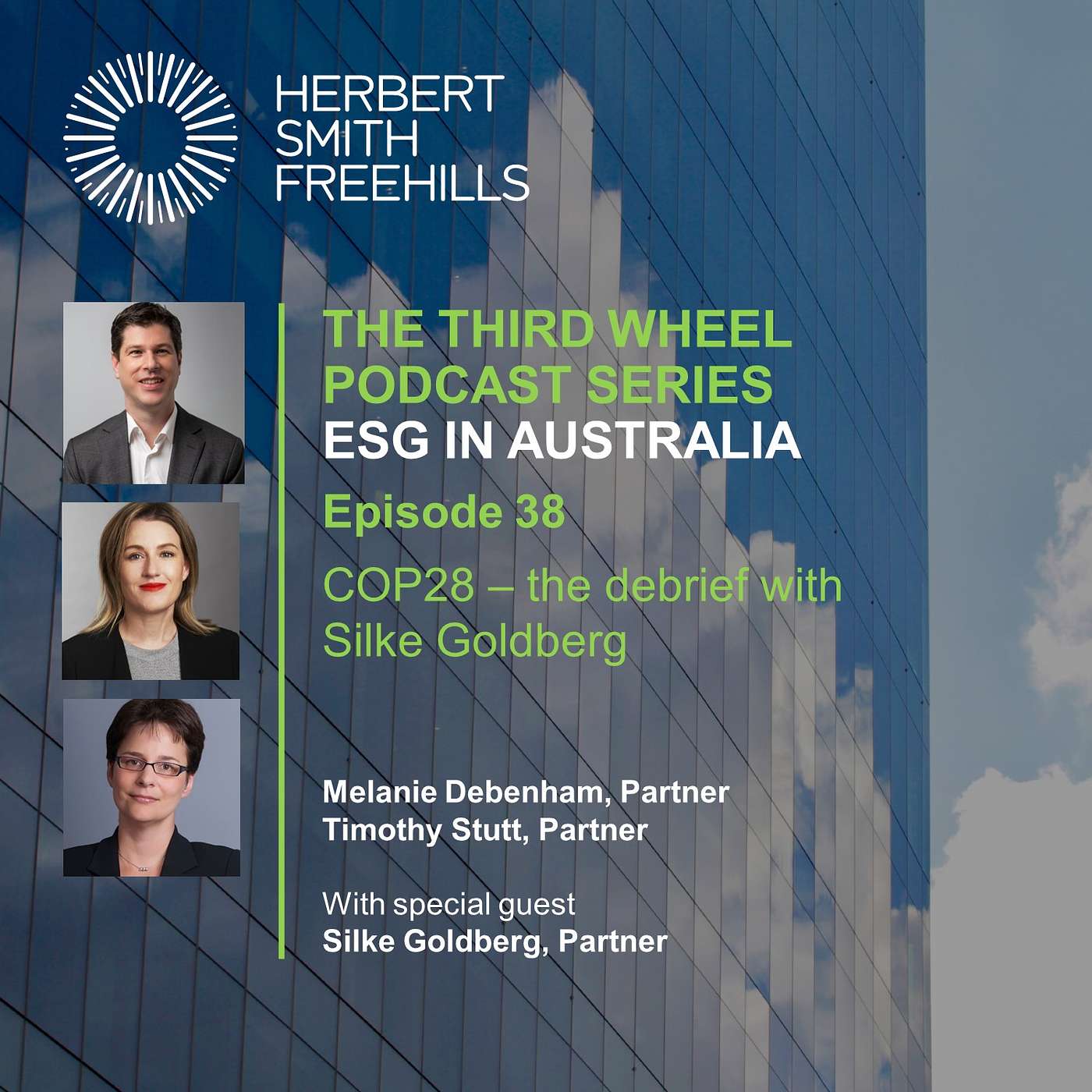 The Third Wheel (ESG Australia) EP38: COP28 – the debrief with Silke Goldberg episode artwork
