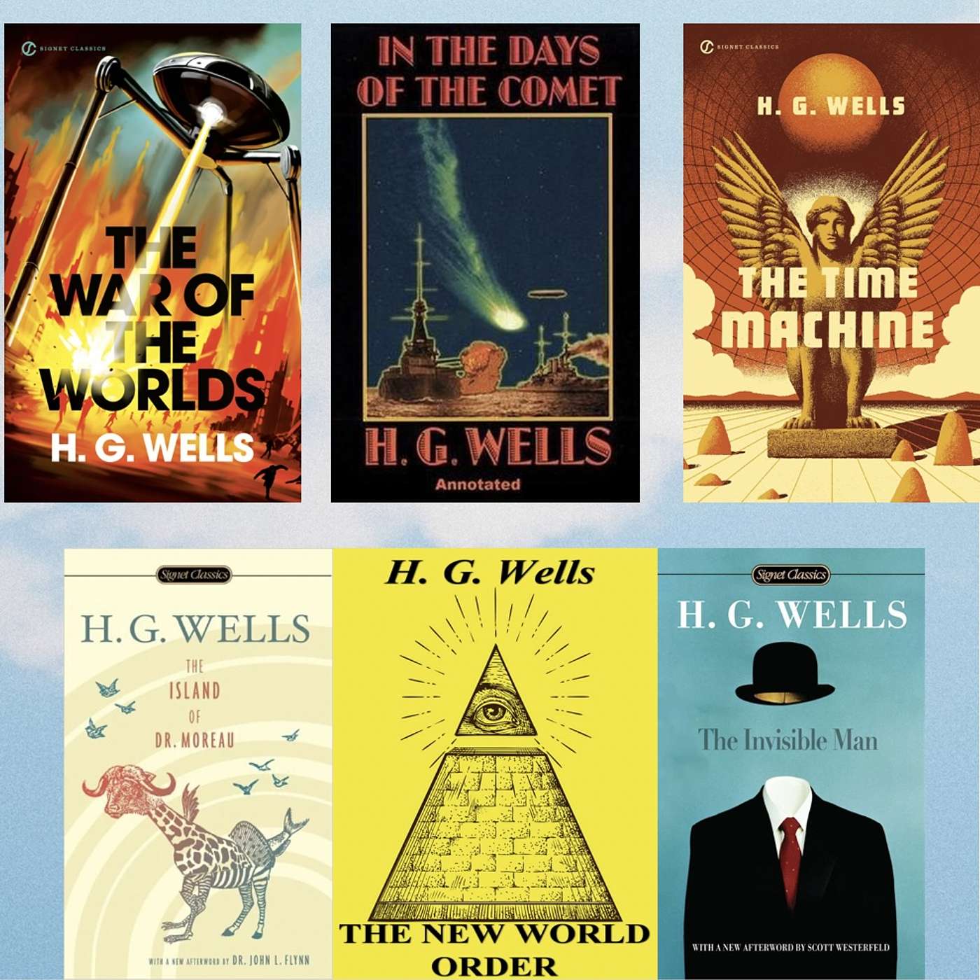 265. H.G. Wells, Author of "The Time Machine," "The War of the Worlds," and many more