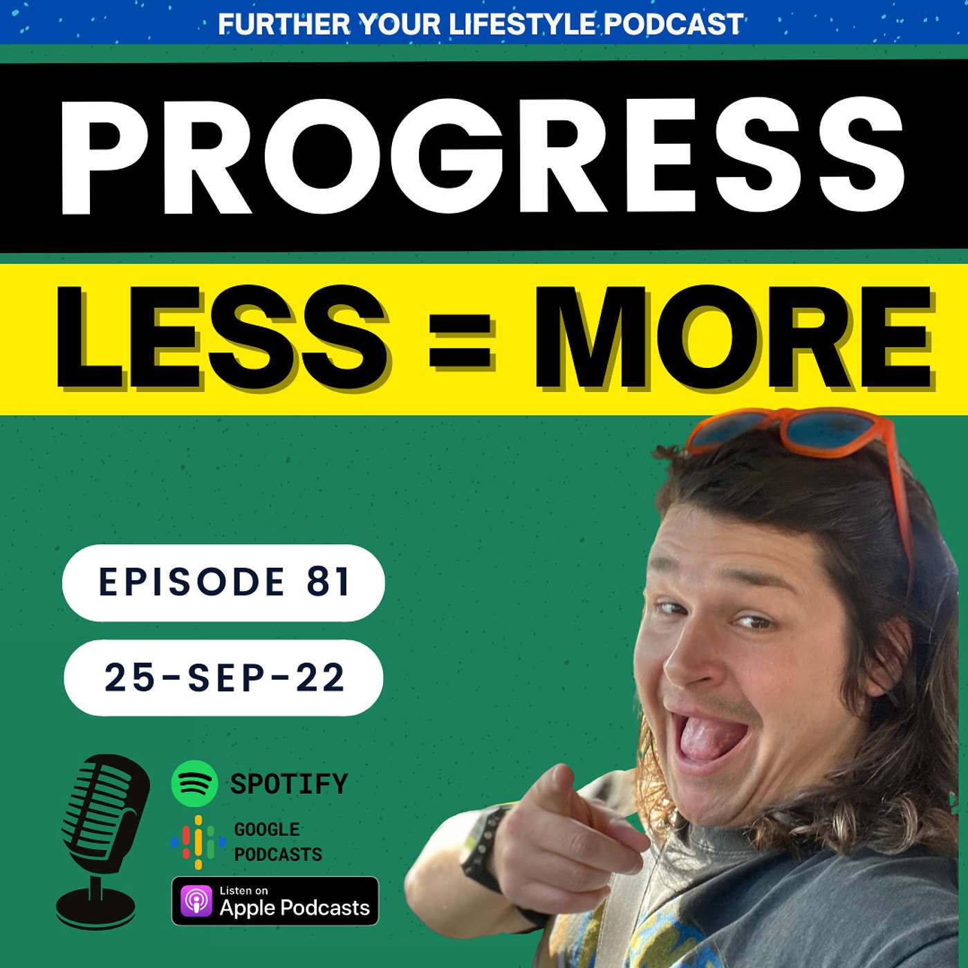 Ep.81 - How to PROGRESS and not be OVERWHELMED | Further Your Lifestyle Podcast