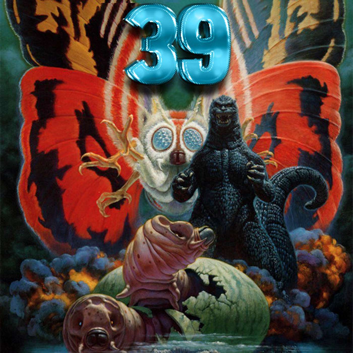 Ep 39 - Pew Pew! (Godzilla vs. Mothra)