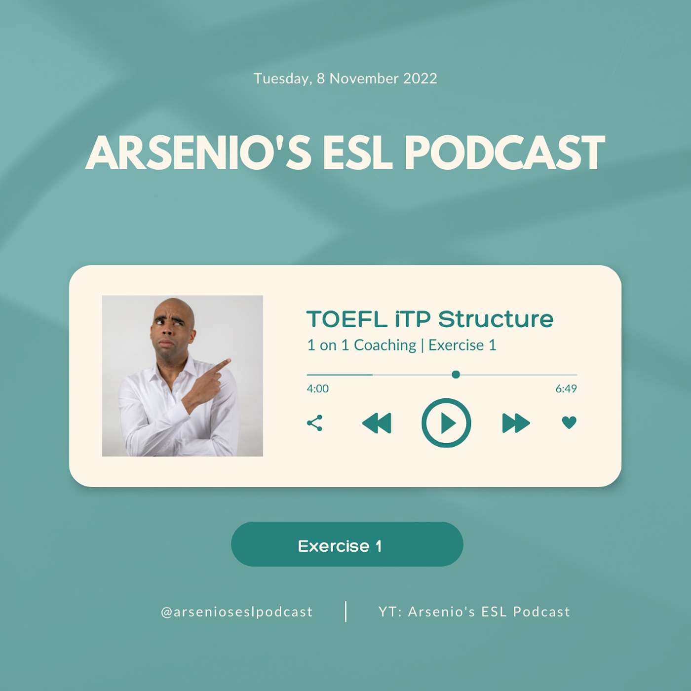 TOEFL iTP | 1 on 1 Coaching | Course Preview | Exercise 1 Question from Course episode artwork