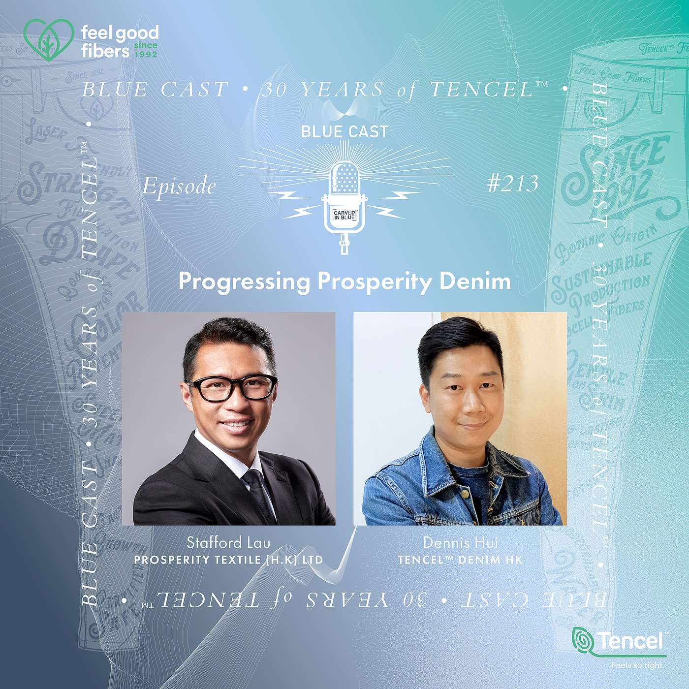 BLUE CAST by TENCEL™  / CARVED IN BLUE®